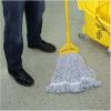 Boardwalk 542CT Mop Head, Floor Finish, Narrow, Rayon/Polyester, Medium, White/Blue (Case of 12)