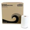 Boardwalk 6250 Hardwound Paper Towels, Nonperforated 1-Ply White, 350 ft (Case of 12 Rolls)(White)