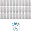 Boardwalk 6273 Perforated Paper Towel Roll, 2-Ply, White, 11 x 8 1/2, 250 Sheets Per Roll (Case of 12 Rolls)(White)