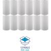 Boardwalk 6273 Perforated Paper Towel Roll, 2-Ply, White, 11 x 8 1/2, 250 Sheets Per Roll (Case of 12 Rolls)(White)