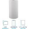 Boardwalk 6273 Perforated Paper Towel Roll, 2-Ply, White, 11 x 8 1/2, 250 Sheets Per Roll (Case of 12 Rolls)(White)