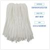 Boardwalk BW2024 Nonwoven Cut End Edge Mop, Rayon/Polyester, 24, White, 12/Carton