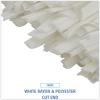 Boardwalk BW2024 Nonwoven Cut End Edge Mop, Rayon/Polyester, 24, White, 12/Carton