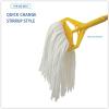 Boardwalk BW2024 Nonwoven Cut End Edge Mop, Rayon/Polyester, 24, White, 12/Carton