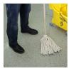 Boardwalk BWK116C 16 oz. Cotton Head Deck Mop with 48 in. Oak Wood Handle – White (6/Carton)
