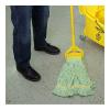 Boardwalk BWK1200LCT EcoMop Recycled Fiber Looped-End Mop Heads – Large, Green (12/Carton)
