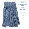 Boardwalk BWK2016B #16 Cut-End Standard Head Cotton/Synthetic Fiber Mop Head – Blue (12/Carton)