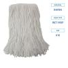 Boardwalk BWK2016R #16 Cut-End Standard Head Rayon Fiber Mop Head – White (12/Carton)
