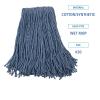Boardwalk BWK2020B #20 Cut-End Standard Head Cotton/Synthetic Fiber Mop Head – Blue (12/Carton)