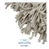 Boardwalk BWK232C 32 oz. Cotton Fiber Premium Standard Head – White (12/Carton)