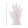 Boardwalk BWK365MCT General Purpose Vinyl Glove, 2-3/5 mil, Vinyl, Medium, Clear (Pack of 1000)