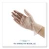 Boardwalk BWK365XLCT General Purpose Vinyl Glove, 2-3/5 mil, Vinyl, XL, Clear (Pack of 1000)