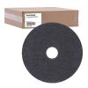 Boardwalk BWK4017HIP High Performance 17 in. Stripping Floor Pads – Grayish Black (5/Carton)