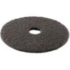 Boardwalk BWK4019HIP High Performance 19 in. Stripping Floor Pads – Grayish Black (5/Carton)
