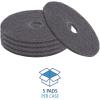 Boardwalk BWK4019HIP High Performance 19 in. Stripping Floor Pads – Grayish Black (5/Carton)