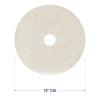 Boardwalk BWK4019NAT 19 in. Diameter Burnishing Floor Pads – Natural White (5/Carton)