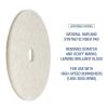 Boardwalk BWK4019NAT 19 in. Diameter Burnishing Floor Pads – Natural White (5/Carton)