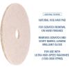 Boardwalk BWK4019NHE 19 in. Diameter Natural Hog Hair Burnishing Floor Pads – Beige (5/Carton)