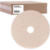 Boardwalk BWK4019NHE 19 in. Diameter Natural Hog Hair Burnishing Floor Pads – Beige (5/Carton)