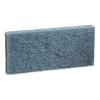 Boardwalk BWK402 Medium-Duty 4 in. x 10 in. Pads – Blue (20/Carton)