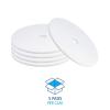 Boardwalk BWK4024WHI 24 in. Diameter Polishing Floor Pads – White (5/Carton)