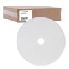Boardwalk BWK4024WHI 24 in. Diameter Polishing Floor Pads – White (5/Carton)