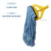 Boardwalk BWK402BL Cotton/Rayon Fiber Mop Head – Medium, Blue (12/Carton)