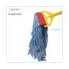 Boardwalk BWK403BL Premium Standard Cotton/Rayon Fiber Mop Head – Large, Blue (12/Carton)