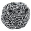 Boardwalk BWK50 Stainless Steel Scrubber, 2 1/2 x 2 3/4, Steel Gray (Case of 12)