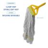 Boardwalk BWK501WH 5 in. Headband Cotton/Synthetic Super Loop Wet Mop Head – Small, White (12/Carton)
