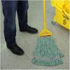 Boardwalk BWK503GNNB Premium Standard Cotton/Rayon Fiber Mop Head – Large, Green (12/Carton)