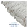 Boardwalk BWK524R 24 oz. Pro Loop Web/Tailband Premium Saddleback Rayon Mop Head – White (12/Carton)