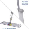 Boardwalk BWKBWMS16MFM 59 in. Bucketless Microfiber Mop System Kit, Gray, Plastic