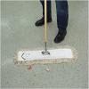 Boardwalk BWKM245C 24 in. x 5 in. Cotton Head 60 in. Wood Handle Cotton Dry Mopping Kit – Natural (1-Kit)