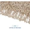 Boardwalk BWKM245C 24 in. x 5 in. Cotton Head 60 in. Wood Handle Cotton Dry Mopping Kit – Natural (1-Kit)