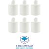 Boardwalk Bathroom Center-Pull Disposable Hand Paper Towel Roll, 2-Ply, 7.6 x 8.9, 600/Roll, 6/Carton, White(Paper Towel)