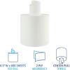 Boardwalk Bathroom Center-Pull Disposable Hand Paper Towel Roll, 2-Ply, 7.6 x 8.9, 600/Roll, 6/Carton, White(Paper Towel)