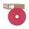 Boardwalk Buffing Floor Pads, 21″ Diameter, Red, 5/carton