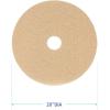 Boardwalk Burnishing Floor Pads, 20″ Diameter, Tan, 5/carton