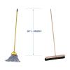 Boardwalk Cleaning Kit, Medium Blue Cotton/Rayon/Synthetic Head, 60″ Natural/Yellow Wood/Metal Handle