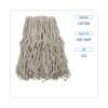 Boardwalk Cotton Mop Head, Cut-End, #32, White, 12/Carton