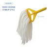 Boardwalk Cut-End Wet Mop Head, Rayon, No. 24, White, 12/Carton