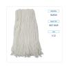 Boardwalk Cut-End Wet Mop Head, Rayon, No. 32, White, 12/Carton
