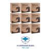 Boardwalk DRC Wipers, 9.33 x 16.5, White, 100 Dispenser Packs, 9 Dispenser Packs/Carton