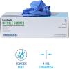 Boardwalk Disposable General-Purpose Nitrile Gloves, Small, Blue, 4 mil, 100/Box