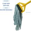 Boardwalk Echomop With Looped-End Wet Head, Synthetic/cotton, Medium, Blue, 12/carton