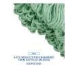 Boardwalk Ecomop Looped-End Mop Head, Recycled Fibers, Extra Large Size, Green, 12/ct