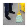 Boardwalk Ecomop Looped-End Mop Head, Recycled Fibers, Medium Size, Green, 12/Carton