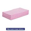 Boardwalk Foodservice Wipers, 12 x 21, Pink/White, 200/Carton