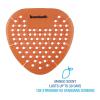 Boardwalk GEMMAN Gem Urinal Screen, Lasts 30 Days, Orange, Mango Fragrance (Box of 12)